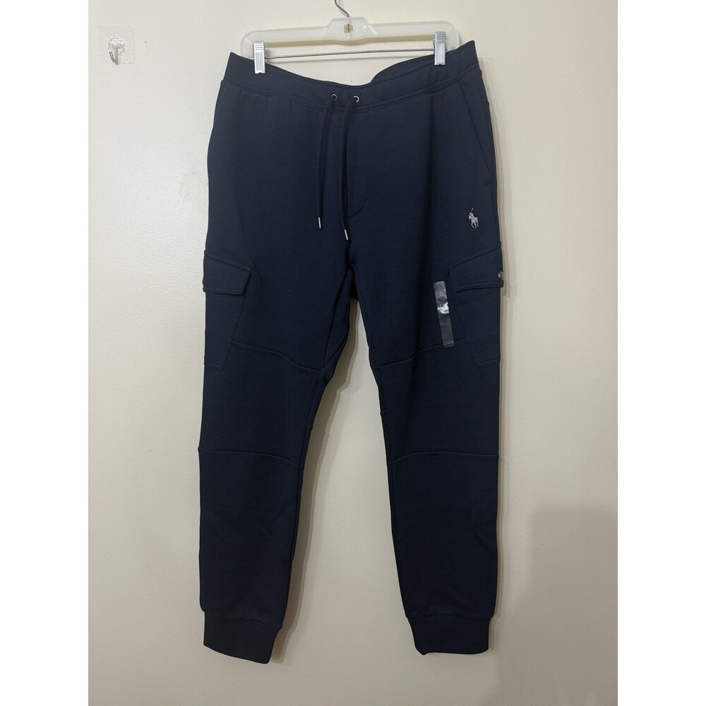 Polo Ralph Laure Mens size L Cargo Double knit Jogger Aivator Blue NWT - Picture 4 of 11
